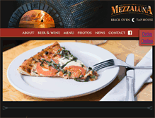 Tablet Screenshot of mezzaluna-hendersonville.com